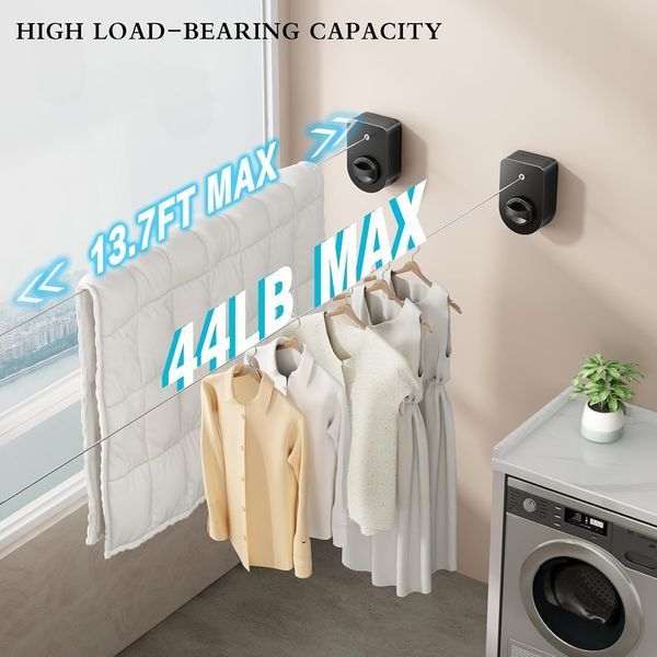 Сушка трос Wall Dryer WD-5 для білизни ∙ Надійна та зручна сушка Wall Dryer WD-5 57354 фото