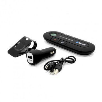 Гучний зв'язок Lesko Car Kit Bluetooth-спікерфон гарнітура в авто Hands Free Блютуз 4.1 52153/5 фото