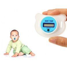Дитяча соска - термометр BABY TEMP Пустушка для вимірювання температури немовляти 52090 фото